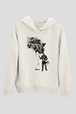 Cacophony Beyaz Unisex Kapüşonlu Sweatshirt