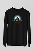 Cadılar Bayramı-Halloween Siyah Unisex Sweatshirt