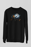 Cadılar Bayramı-Halloween Siyah Unisex Sweatshirt