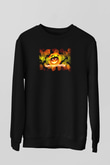 Cadılar Bayramı-Halloween Siyah Unisex Sweatshirt