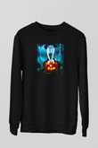 Cadılar Bayramı-Halloween Siyah Unisex Sweatshirt