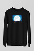 Cadılar Bayramı-Halloween Siyah Unisex Sweatshirt