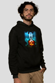 Cadılar Bayramı-Halloween Siyah Unisex Hoodie