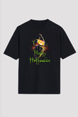Cadılar Bayramı-Halloween Siyah Unisex Tişört T-Shirt - TişörtFabrikası