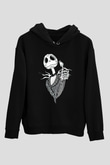 Cadılar Bayramı TemalıSiyah  Unisex Hoodie