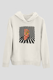 Cage the Elephant Baskılı Unisex Beyaz Hoodie