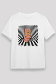 Cage the Elephant Baskılı Unisex Beyaz Tişört