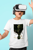 Call Of Ctulhu Baskılı Beyaz Unisex Beyaz Çocuk Tişört - Tshirt