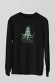 Call Of Ctulhu Baskılı Unisex Siyah Sweatshirt