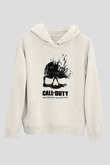 Call of Duty Beyaz Unisex Hoodie