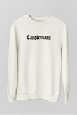 Candlemass Beyaz Unisex Sweatshirt