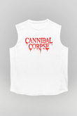 Cannibal Corpse Beyaz Unisex Kolsuz Tişört