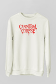Cannibal Corpse Beyaz Unisex Sweatshirt