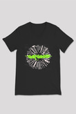 Carcass Siyah Unisex V Yaka Tişört T-Shirt