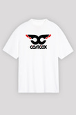 Carl Cox Beyaz Unisex Oversize Tişört T-Shirt