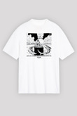 Carl Cox Beyaz Unisex Oversize Tişört T-Shirt