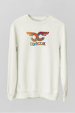 Carl Cox Beyaz Unisex Sweatshirt