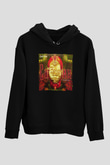 Carl Cox Siyah Unisex Kapüşonlu Sweatshirt