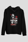 Carl Cox Siyah Unisex Kapüşonlu Sweatshirt