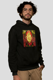 Carl Cox Siyah Unisex Kapüşonlu Sweatshirt
