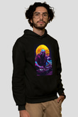 Carl Cox Siyah Unisex Kapüşonlu Sweatshirt