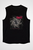 Carnifex Baskılı Unisex Siyah Kolsuz Tişört