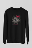 Carnifex Baskılı Unisex Siyah Sweatshirt