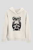 Carnifex Beyaz Unisex Kapüşonlu Sweatshirt
