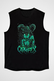 Carnifex Siyah Unisex Kolsuz Tişört