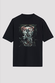 Carnifex Siyah Unisex Oversize Tişört T-Shirt