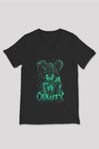 Carnifex Siyah Unisex V Yaka Tişört T-Shirt
