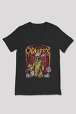 Carnifex Siyah Unisex V Yaka Tişört T-Shirt