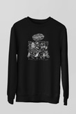 Carpathian Forest Baskılı Unisex Siyah Sweatshirt