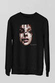 Carrie Siyah Unisex Sweatshirt