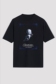Casper Baskılı Unisex Siyah Tişört