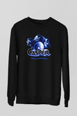 Casper the Friendly Ghost Siyah Unisex Sweatshirt