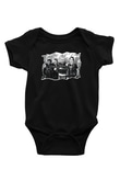 Casualties Baskılı Unisex Siyah Bebek Body - Zıbın