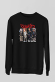 Casualties Baskılı Unisex Siyah Sweatshirt