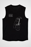 Catfish And The Bottlemen Baskılı Unisex Siyah Kolsuz Tişört