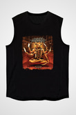 Cattle Decapitation Baskılı Unisex Siyah Kolsuz Tişört