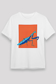 Çekirge Unisex Baskılı Beyaz Tişört - Tshirt