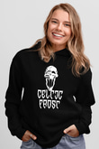Celtic Frost Baskılı Unisex Siyah Kapüşonlu Sweatshirt