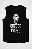 Celtic Frost Baskılı Unisex Siyah Kolsuz Tişört - Tshirt