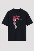 Celtic Frost Baskılı Unisex Siyah Oversize Tişört - Tshirt