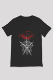 Celtic Frost Baskılı Unisex Siyah V Yaka Tişört - Tshirt