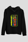 Centipede Siyah Unisex Hoodie