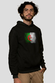 Cezayir Siyah Unisex Hoodie