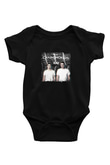 Chainsmokers Baskılı Unisex Siyah Bebek Body - Zıbın
