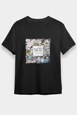 Chainsmokers Baskılı Unisex Siyah Tişört