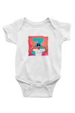 Chance The Rapper Baskılı Unisex Beyaz Bebek Body - Zıbın